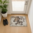 thumbnail image 1 of Addison Rugs Mayfield Premium Machine Washable Transitional Animal Beige Rectangle Rug, 1'8" x 2'6", 1 of 6