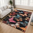 thumbnail image 1 of Addison Rugs Mayfield Premium Machine Washable Transitional Animal Black Rectangle Rug, 9' x 12', 1 of 6