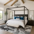 thumbnail image 1 of Addison Rugs Mayfield Premium Machine Washable Transitional Animal Gray Rectangle Rug, 10' X 14' Machine Washable Transitional Animal Gray Oversized Sherpa Throw Blanket, 1 of 7