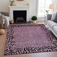 thumbnail image 1 of Addison Rugs Mayfield Premium Machine Washable Transitional Animal Skin Pink Rectangle Rug, 10' x 14', 1 of 6