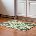 thumbnail image 1 of Addison Rugs Mayfield Premium Machine Washable Transitional Aztec Aloe Rectangle Rug, 1'8" x 2'6", 1 of 6