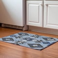 thumbnail image 1 of Addison Rugs Mayfield Premium Machine Washable Transitional Aztec Blue Rectangle Rug, 1'8" x 2'6", 1 of 6