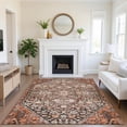 thumbnail image 1 of Addison Rugs Mayfield Premium Machine Washable Transitional Aztec Fudge Rectangle Rug, 3' x 5', 1 of 7