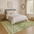 thumbnail image 1 of Addison Rugs Mayfield Premium Machine Washable Transitional Aztec Green Rectangle Rug, 10' x 14', 1 of 7