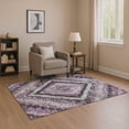 thumbnail image 1 of Addison Rugs Mayfield Premium Machine Washable Transitional Aztec Lavender Rectangle Rug, 2'6" x 3'10", 1 of 7