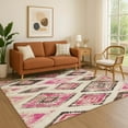 thumbnail image 1 of Addison Rugs Mayfield Premium Machine Washable Transitional Aztec Linen Rectangle Rug, 9' x 12', 1 of 7