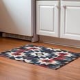thumbnail image 1 of Addison Rugs Mayfield Premium Machine Washable Transitional Aztec Navy Rectangle Rug, 1'8" x 2'6", 1 of 6