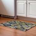 thumbnail image 1 of Addison Rugs Mayfield Premium Machine Washable Transitional Aztec Navy Rectangle Rug, 1'8" x 2'6", 1 of 6