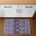 thumbnail image 1 of Addison Rugs Mayfield Premium Machine Washable Transitional Aztec Purple Rectangle Rug, 1'8" x 2'6", 1 of 6