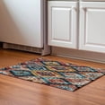 thumbnail image 1 of Addison Rugs Mayfield Premium Machine Washable Transitional Aztec Rust Rectangle Rug, 1'8" x 2'6", 1 of 6