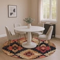 thumbnail image 1 of Addison Rugs Mayfield Premium Machine Washable Transitional Aztec Rust Round Rug, 8' x 8', 1 of 6