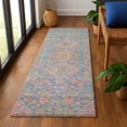 thumbnail image 1 of Addison Rugs Mayfield Premium Machine Washable Transitional Aztec Sky Runner Rug, 2'3" x 7'6", 1 of 6