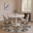 thumbnail image 1 of Addison Rugs Mayfield Premium Machine Washable Transitional Aztec Taupe Round Rug, 8' x 8', 1 of 6