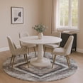 thumbnail image 1 of Addison Rugs Mayfield Premium Machine Washable Transitional Aztec Taupe Round Rug, 8' x 8', 1 of 6