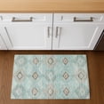 thumbnail image 1 of Addison Rugs Mayfield Premium Machine Washable Transitional Aztec Teal Rectangle Rug, 1'8" x 2'6", 1 of 6