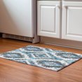 thumbnail image 1 of Addison Rugs Mayfield Premium Machine Washable Transitional Aztec Teal Rectangle Rug, 1'8" x 2'6", 1 of 6