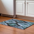 thumbnail image 1 of Addison Rugs Mayfield Premium Machine Washable Transitional Aztec Teal Rectangle Rug, 1'8" x 2'6", 1 of 6