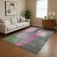 thumbnail image 1 of Addison Rugs Mayfield Premium Machine Washable Transitional Blocks Blush Rectangle Rug, 8' x 10', 1 of 7