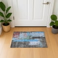 thumbnail image 1 of Addison Rugs Mayfield Premium Machine Washable Transitional Blocks Sky Rectangle Rug, 1'8" x 2'6", 1 of 6