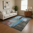 thumbnail image 1 of Addison Rugs Mayfield Premium Machine Washable Transitional Blocks Sky Rectangle Rug, 9' x 12', 1 of 7