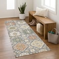 thumbnail image 1 of Addison Rugs Mayfield Premium Machine Washable Transitional Bohemian Gray Runner Rug, 2'3" x 7'6", 1 of 6