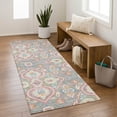 thumbnail image 1 of Addison Rugs Mayfield Premium Machine Washable Transitional Bohemian Gray Runner Rug, 2'3" x 7'6", 1 of 6