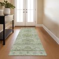 thumbnail image 1 of Addison Rugs Mayfield Premium Machine Washable Transitional Border Aloe Runner Rug, 2'3" x 7'6", 1 of 6