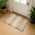 thumbnail image 1 of Addison Rugs Mayfield Premium Machine Washable Transitional Border Beige Rectangle Rug, 1'8" x 2'6", 1 of 6