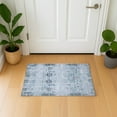 thumbnail image 1 of Addison Rugs Mayfield Premium Machine Washable Transitional Border Blue Rectangle Rug, 1'8" x 2'6", 1 of 6