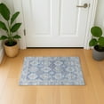 thumbnail image 1 of Addison Rugs Mayfield Premium Machine Washable Transitional Border Blue Rectangle Rug, 1'8" x 2'6", 1 of 6