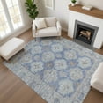 thumbnail image 1 of Addison Rugs Mayfield Premium Machine Washable Transitional Border Blue Rectangle Rug, 3' x 5', 1 of 7