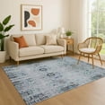 thumbnail image 1 of Addison Rugs Mayfield Premium Machine Washable Transitional Border Blue Rectangle Rug, 8' x 10', 1 of 7