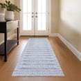 thumbnail image 1 of Addison Rugs Mayfield Premium Machine Washable Transitional Border Blue Runner Rug, 2'3" x 7'6", 1 of 6