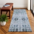 thumbnail image 1 of Addison Rugs Mayfield Premium Machine Washable Transitional Border Blue Runner Rug, 2'3" x 7'6", 1 of 6
