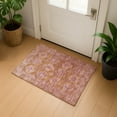 thumbnail image 1 of Addison Rugs Mayfield Premium Machine Washable Transitional Border Blush Rectangle Rug, 1'8" x 2'6", 1 of 6