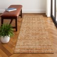 thumbnail image 1 of Addison Rugs Mayfield Premium Machine Washable Transitional Border Coral Runner Rug, 2'3" x 7'6", 1 of 6