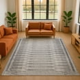 thumbnail image 1 of Addison Rugs Mayfield Premium Machine Washable Transitional Border Gray Rectangle Rug, 2'6" x 3'10", 1 of 7