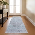 thumbnail image 1 of Addison Rugs Mayfield Premium Machine Washable Transitional Border Gray Runner Rug, 2'3" x 7'6", 1 of 6