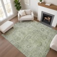 thumbnail image 1 of Addison Rugs Mayfield Premium Machine Washable Transitional Border Sage Rectangle Rug, 5' x 7'6", 1 of 7