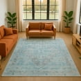 thumbnail image 1 of Addison Rugs Mayfield Premium Machine Washable Transitional Border Sky Rectangle Rug, 5' x 7'6", 1 of 7