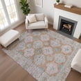 thumbnail image 1 of Addison Rugs Mayfield Premium Machine Washable Transitional Border Terracotta Rectangle Rug, 2'6" x 3'10", 1 of 7