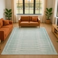 thumbnail image 1 of Addison Rugs Mayfield Premium Machine Washable Transitional Border Turquoise Rectangle Rug, 2'6" x 3'10", 1 of 7