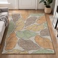 thumbnail image 1 of Addison Rugs Mayfield Premium Machine Washable Transitional Botanical Copper Rectangle Rug, 10' x 14', 1 of 6