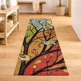 thumbnail image 1 of Addison Rugs Mayfield Premium Machine Washable Transitional Botanical Gold Runner Rug, 2'3" x 7'6", 1 of 5