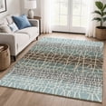 thumbnail image 1 of Addison Rugs Mayfield Premium Machine Washable Transitional Botanical Teal Rectangle Rug, 10' x 14', 1 of 6