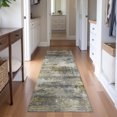 thumbnail image 1 of Addison Rugs Mayfield Premium Machine Washable Transitional Casual Pewter Runner Rug, 2'3" x 7'6", 1 of 5