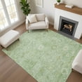 thumbnail image 1 of Addison Rugs Mayfield Premium Machine Washable Transitional Damask Aloe Rectangle Rug, 10' x 14', 1 of 7