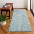 thumbnail image 1 of Addison Rugs Mayfield Premium Machine Washable Transitional Damask Blue Runner Rug, 2'3" x 7'6", 1 of 6