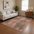 thumbnail image 1 of Addison Rugs Mayfield Premium Machine Washable Transitional Damask Copper Rectangle Rug, 2'6" x 3'10", 1 of 7