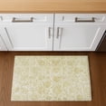 thumbnail image 1 of Addison Rugs Mayfield Premium Machine Washable Transitional Damask Gold Rectangle Rug, 1'8" x 2'6", 1 of 6